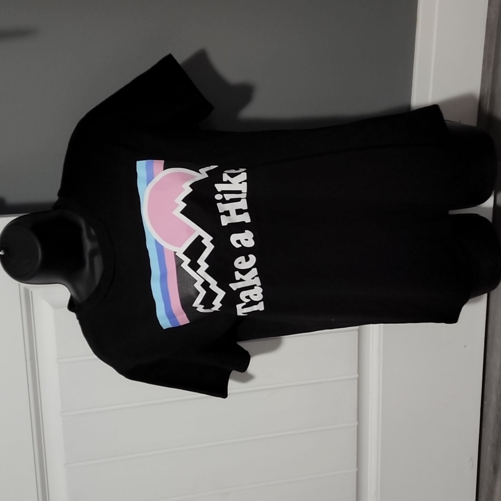"Take a hike" womens shirt size small worn once.